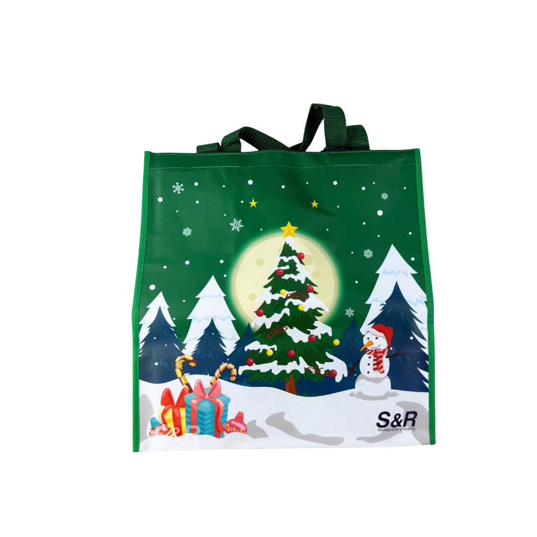 S&R Christmas Ecobag Large Green S&R Christmas Ecobag Large Green